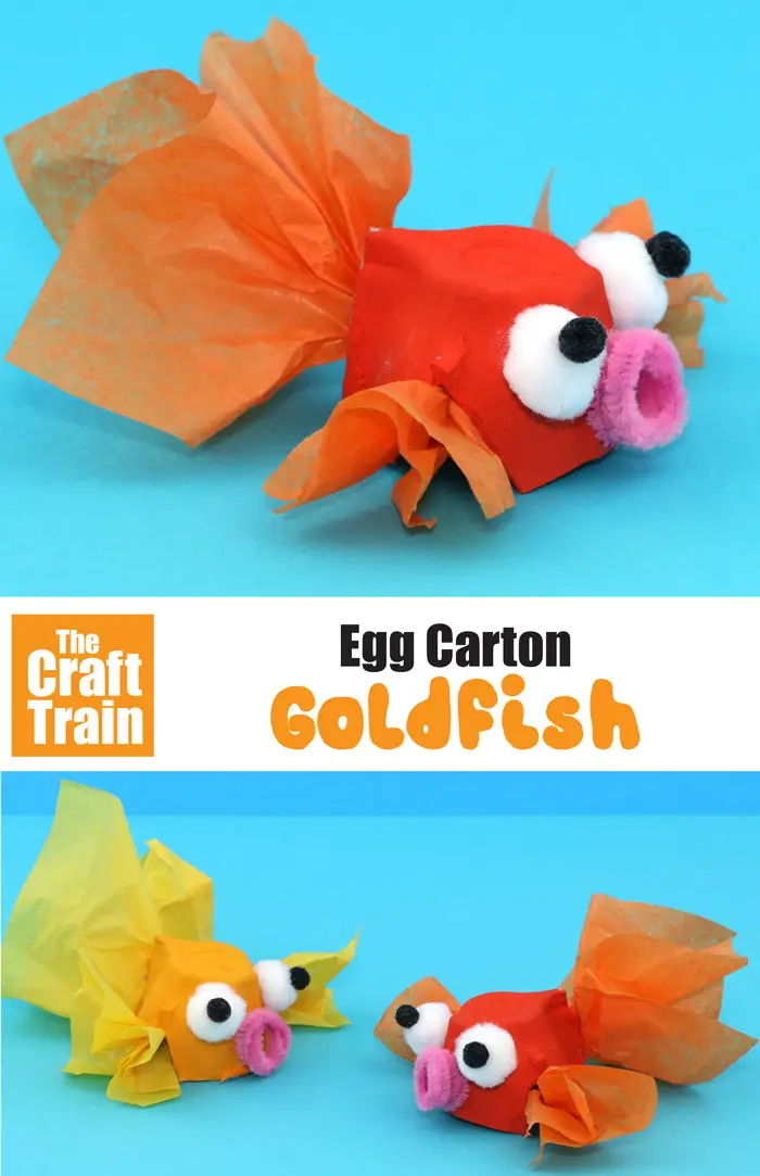 Egg Carton Goldfish