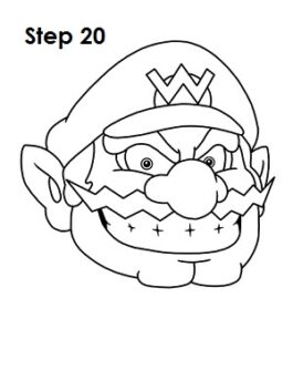 10 Coolest Wario Coloring Pages · Craftwhack