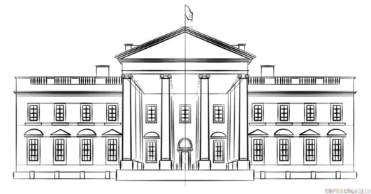 8 Easy Steps to Draw the White House