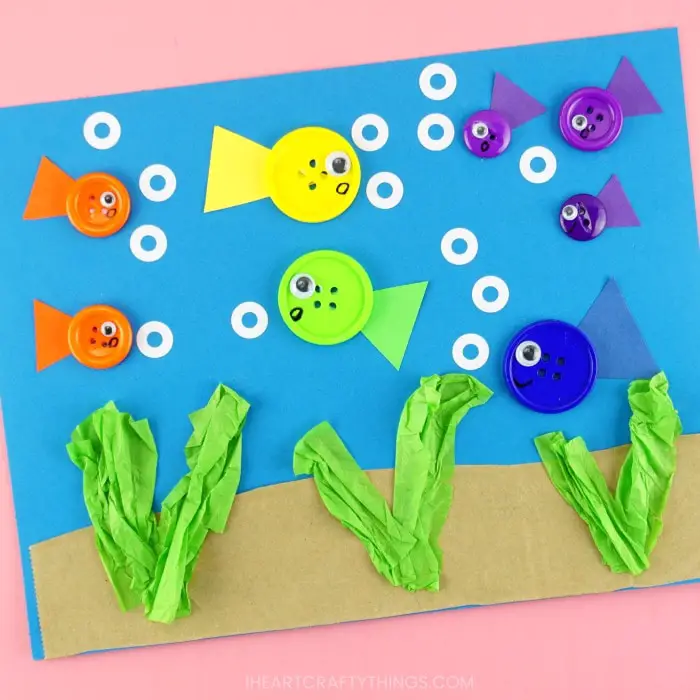 Button Fish Craft