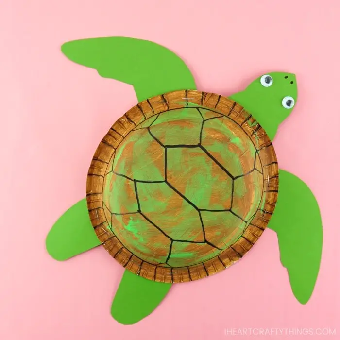 Sea Turtle Paper Plate