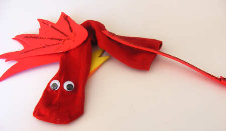 Dragon Sock Puppet