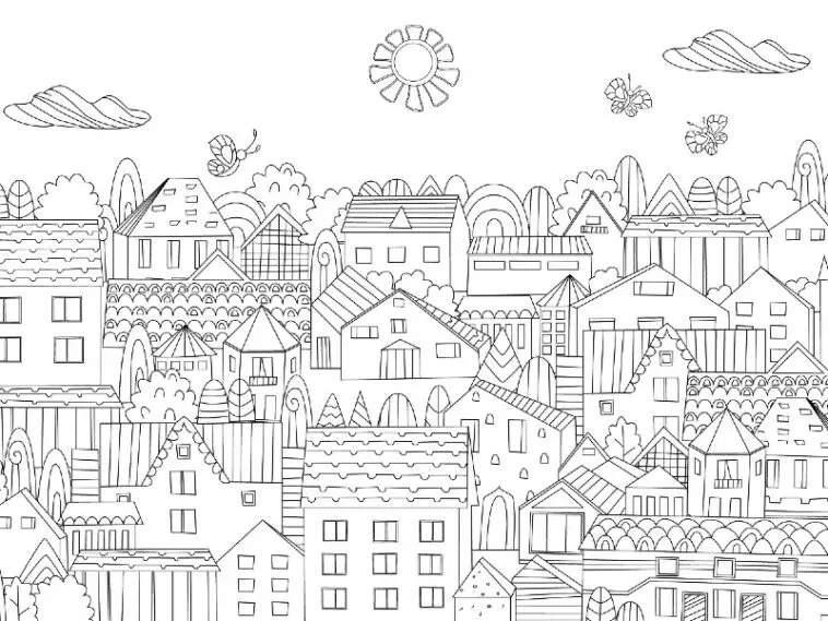 City Coloring Pages America S Most Impressive Landmarks Craftwhack