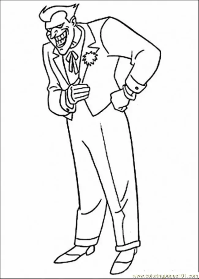 joker lego coloring page