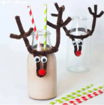 Adorable Christmas Crafts Made With Pipe Cleaners · Craftwhack
