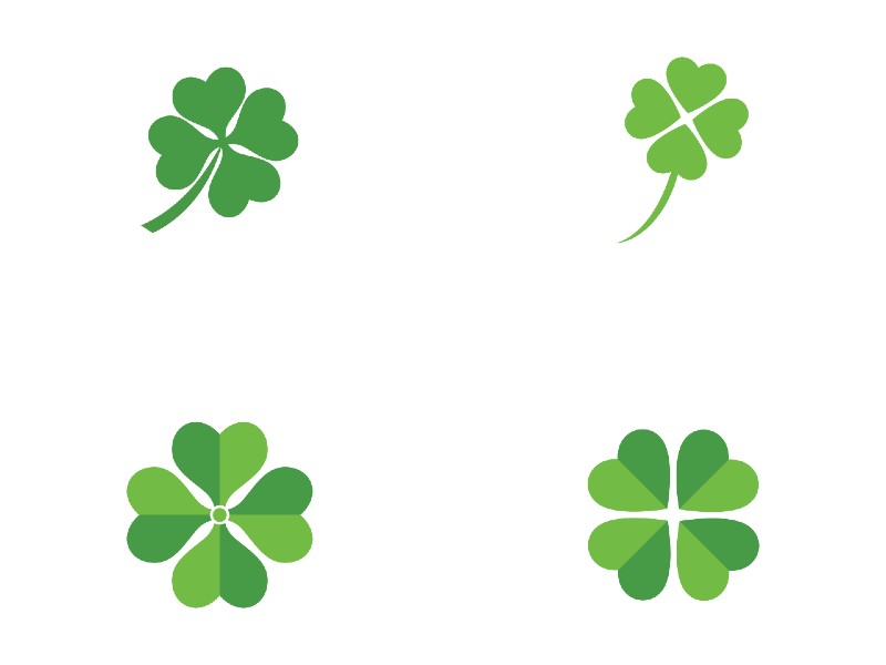 How to Draw a 4 Leaf Clover