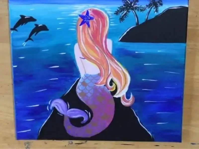 Acrylic Paint Mermaid