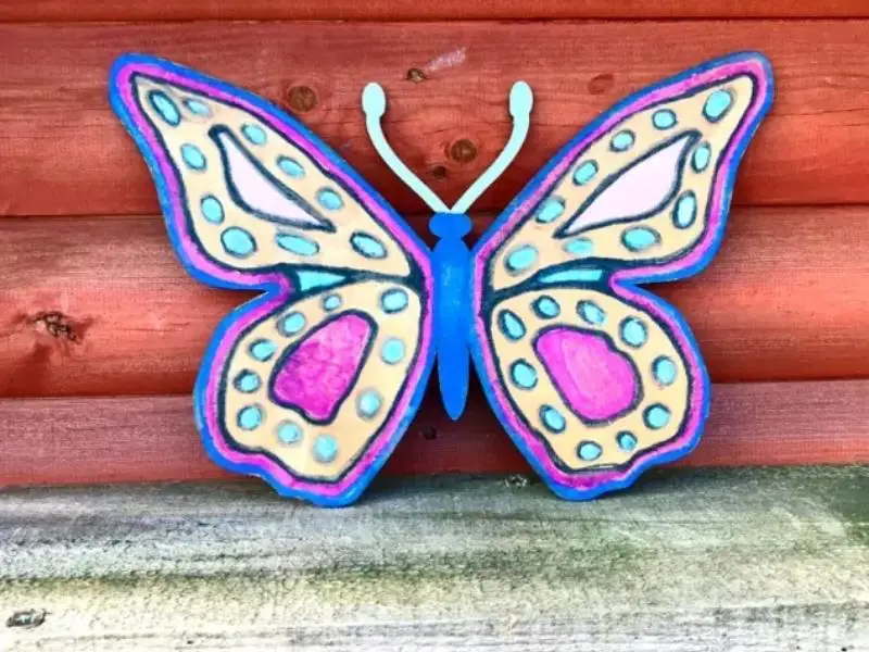Garden Butterfly Painting