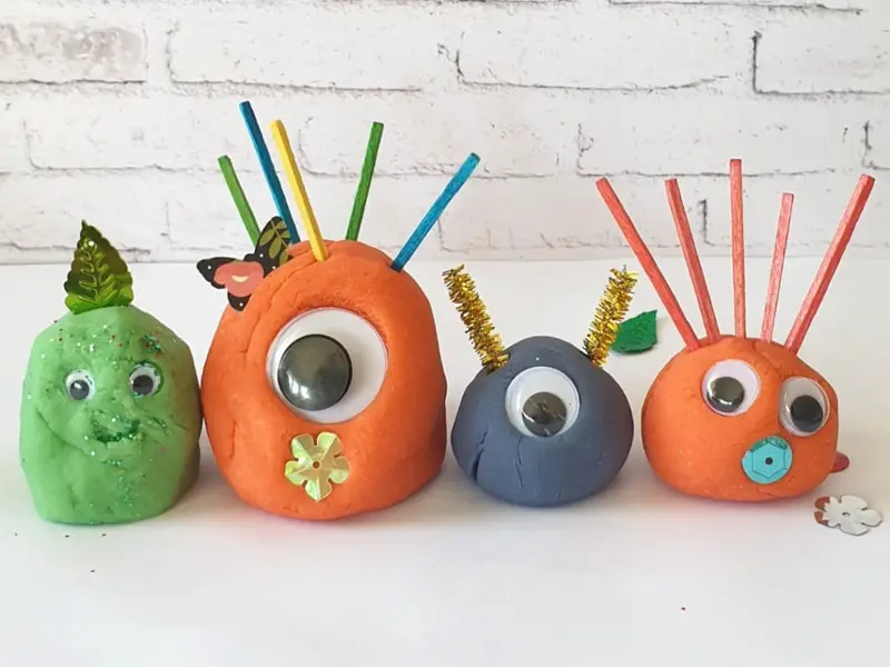 Play Dough Monsters