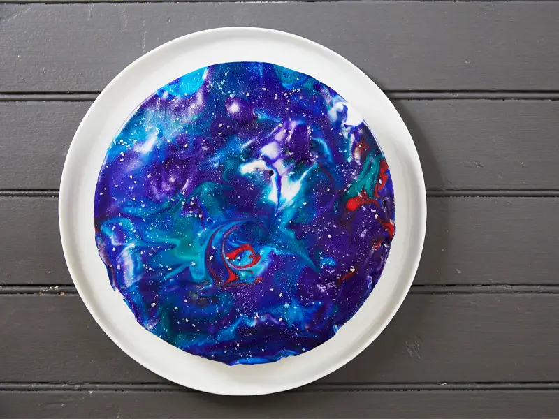 Swirling Galaxy Cake