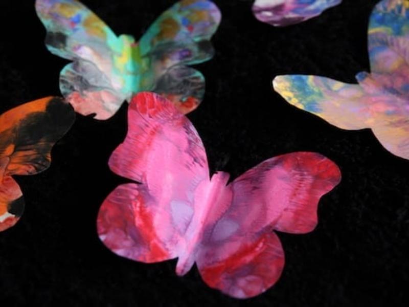 Symmetrical Butterfly Craft