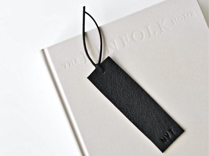 Monogrammed Bookmark
