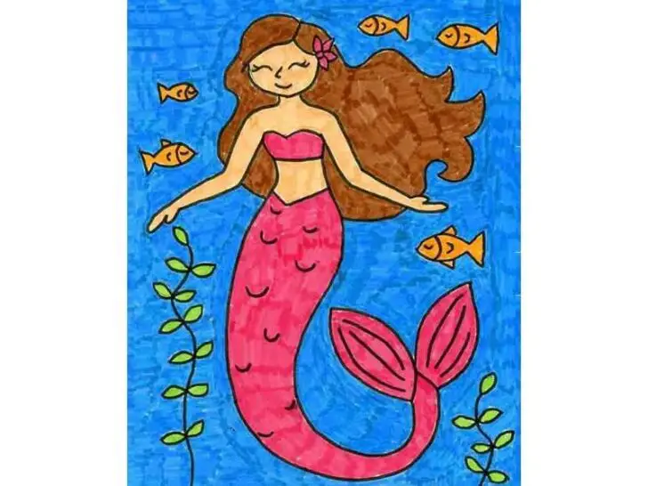 Mermaid Painting Ideas · Craftwhack