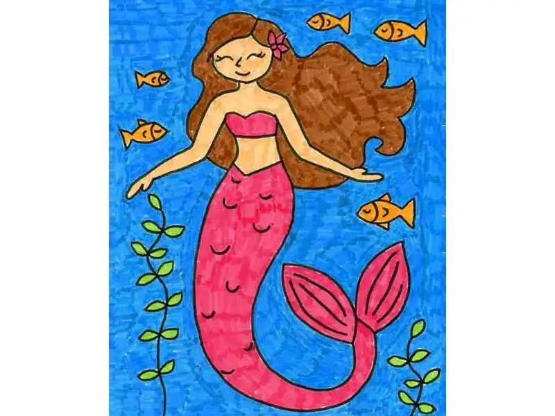 Crayons Mermaid