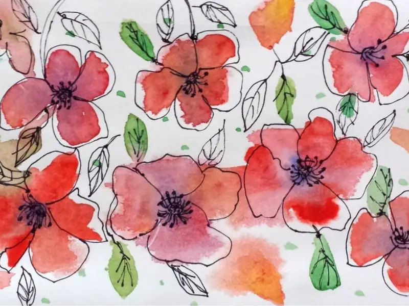 Draw With Me: Watercolor Flowers