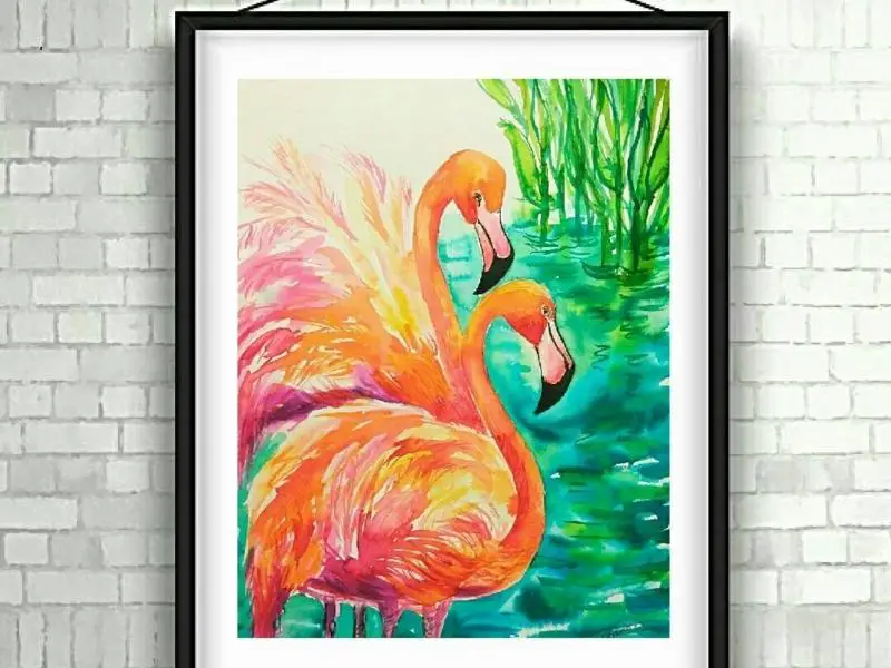 Flamingo Couple