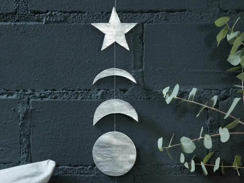 Polymer Clay Moon Garland