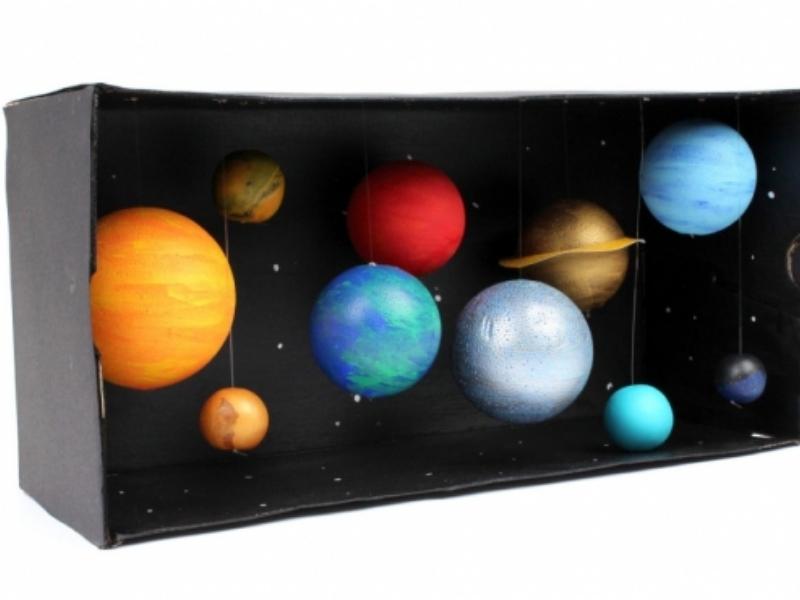 3D Painted Solar System