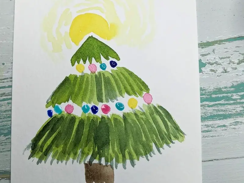 Christmas Tree Card