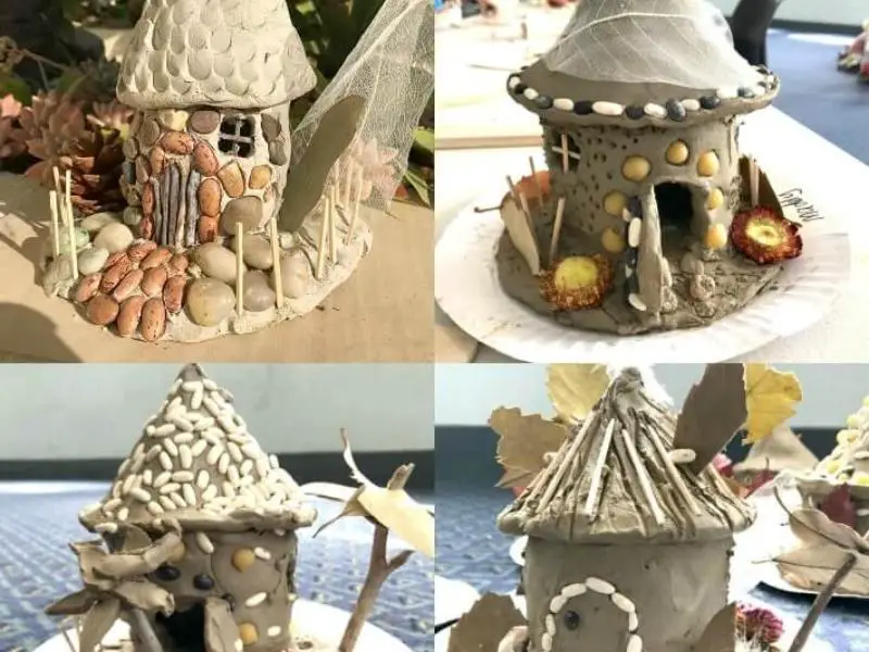 Clay Fairy House