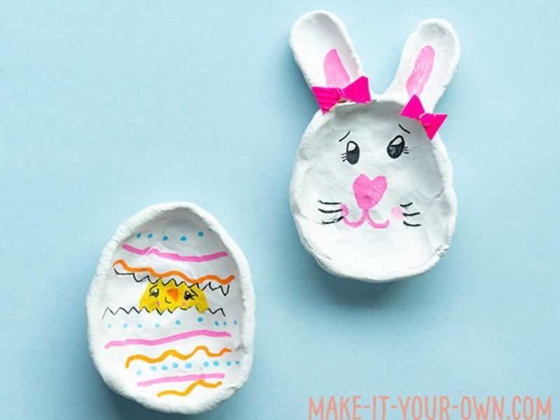 Easter Bunny Pinch Pot