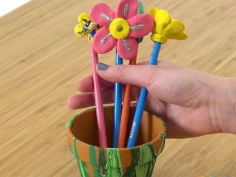 Flower Pencil Toppers