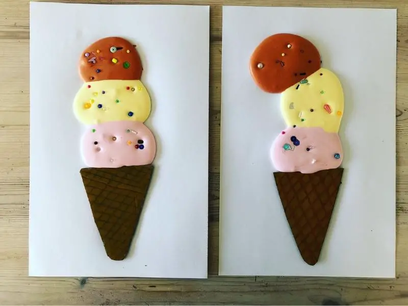 Ice Cream Puffy Paint