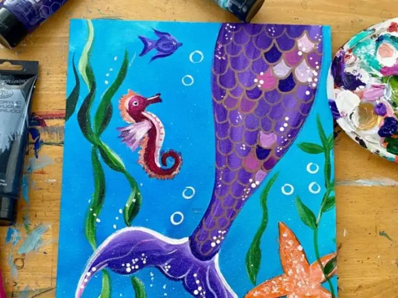 Mermaid Painting Ideas