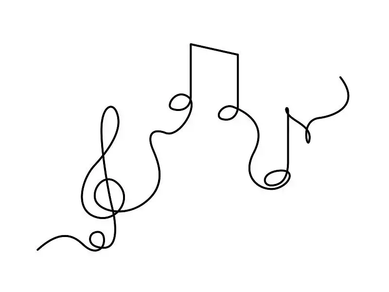 music notes with hearts coloring pages