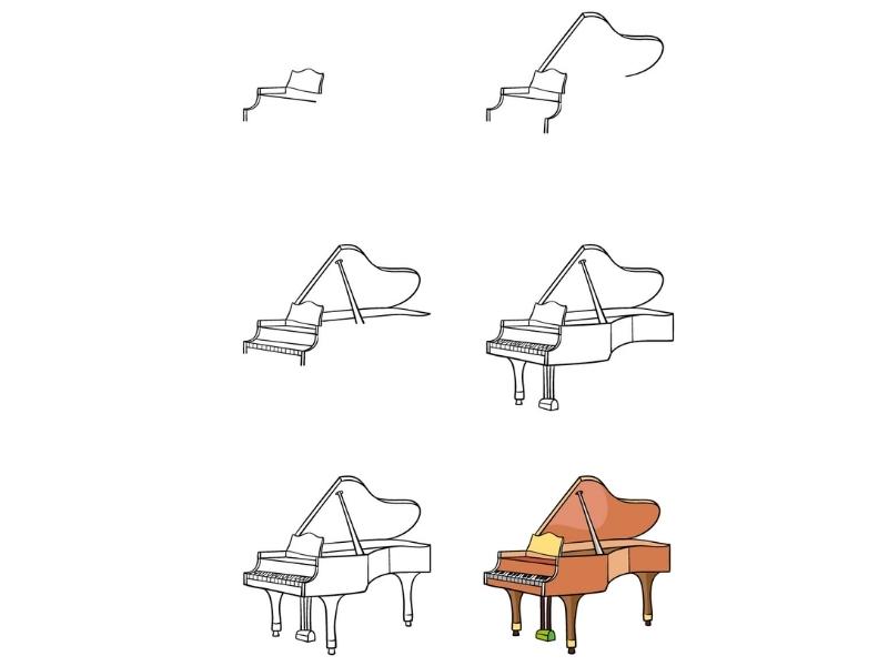 Piano Drawing