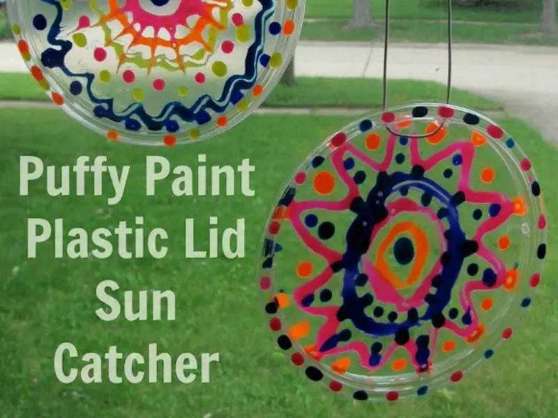 Puffy Paint Sun Catcher