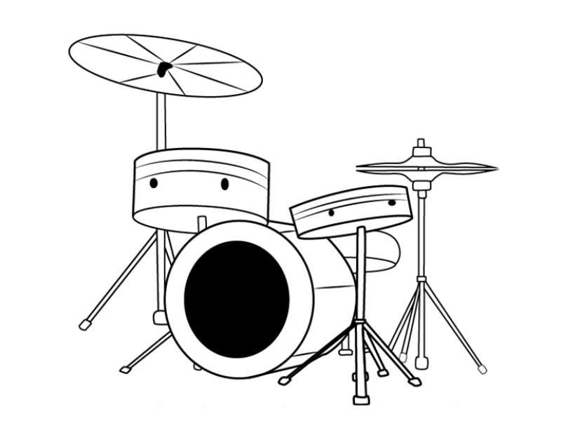 Drums Drawing