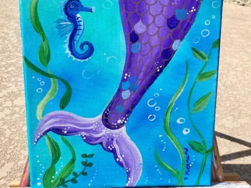 Mermaid Painting Ideas Craftwhack