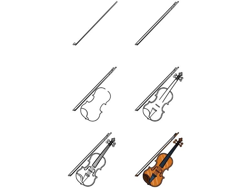 Violin Drawing