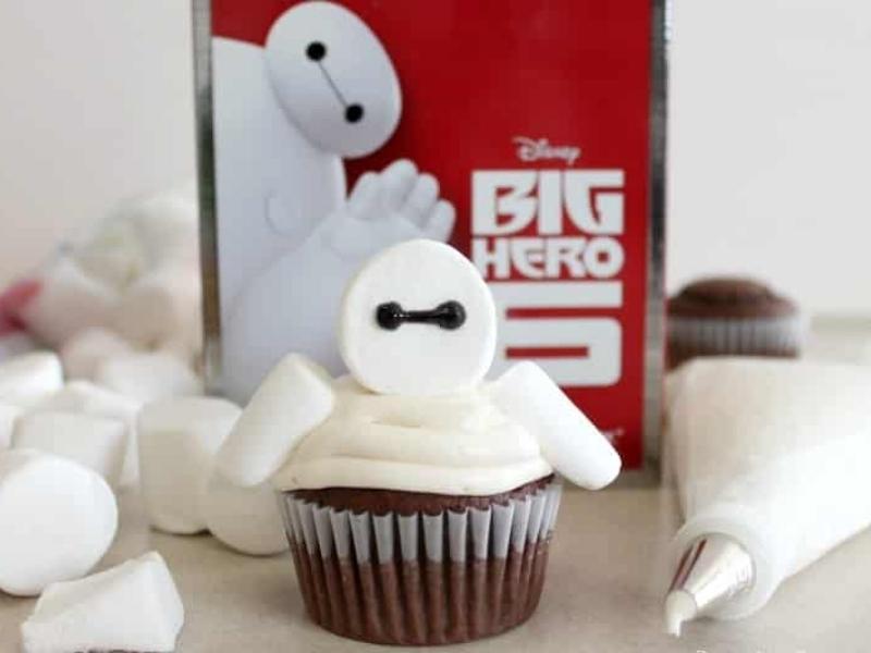 Baymax Cupcakes