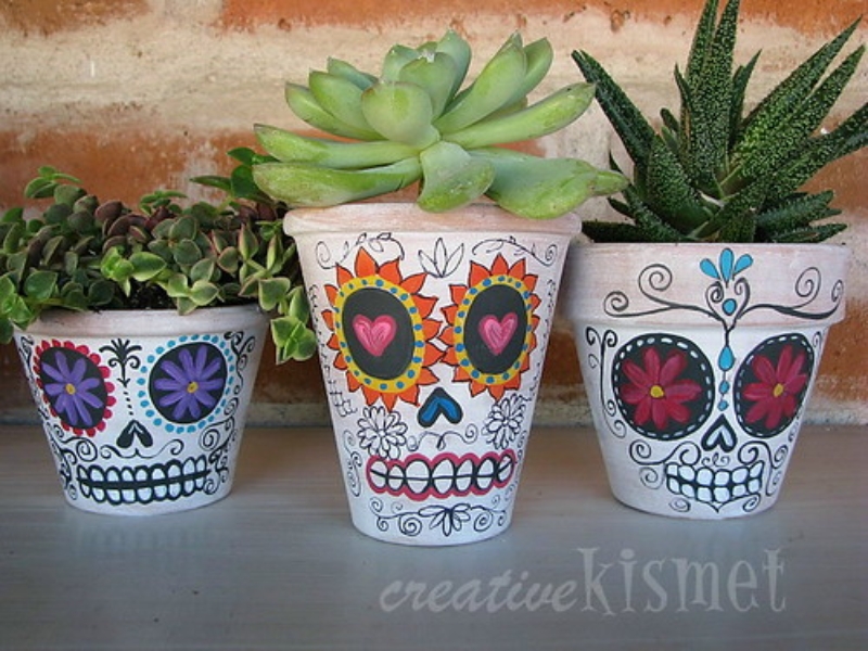 Day of the Dead Planters