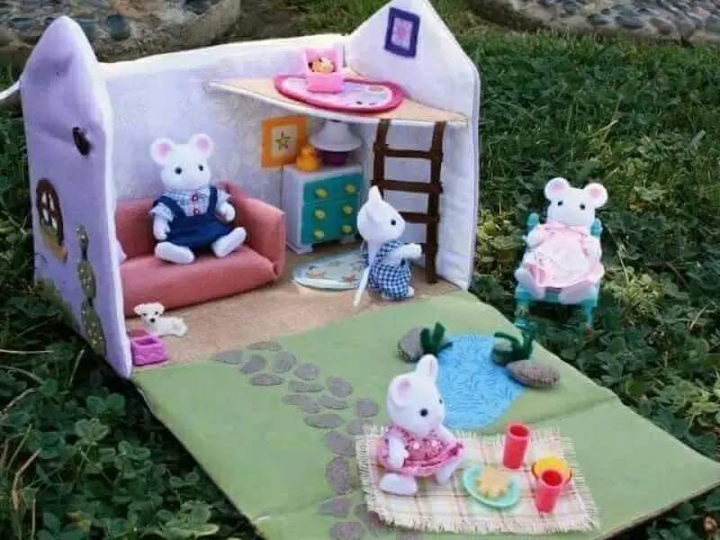 Fabric Dollhouse