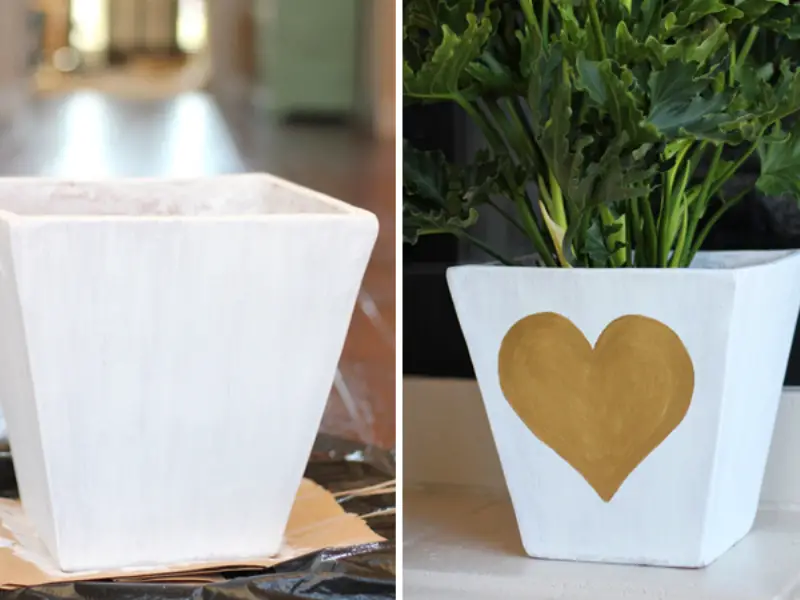 Golden Heart Planter