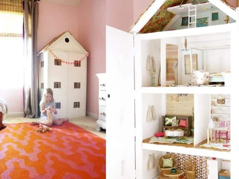 Lovely Hinged Dollhouse
