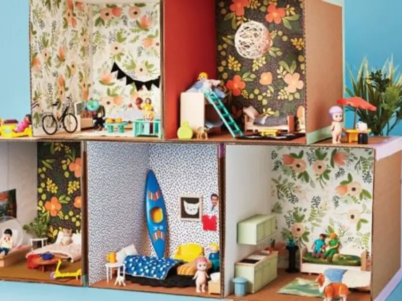 Pattern Paper Dollhouse