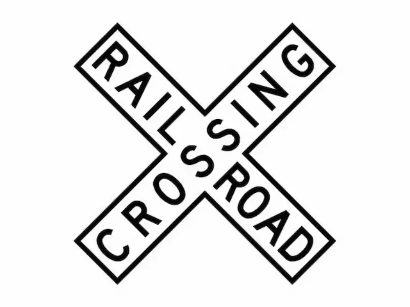 Train Crossing Sign