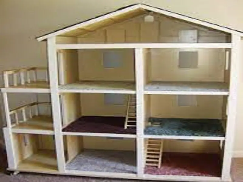 Homemade barbie cheap house ideas