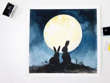 40 Silhouette Painting Ideas · Craftwhack