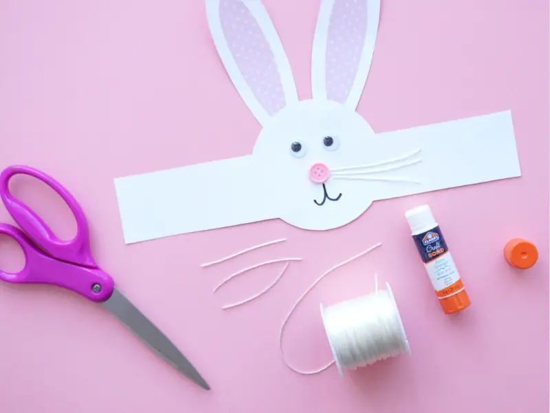Simple Easter Construction Paper Craft - Easy Peasy and Fun