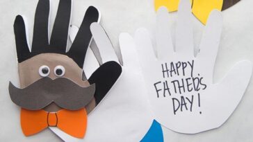 Father's Day Handprint Crafts