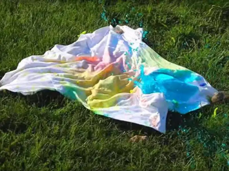 Water Balloon Tie Dye