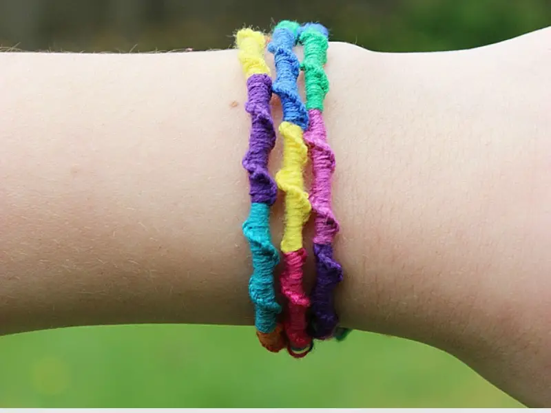 Woven handmade thread tribal diamond pattern and chevron friendship bracelet  | eBay