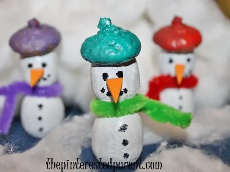 Acorn Snowmen