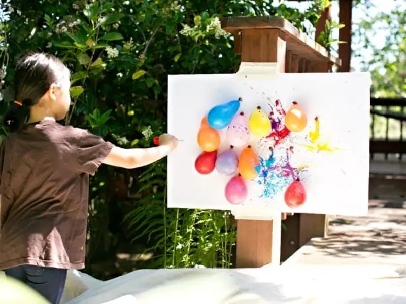 Balloon Dart Painting