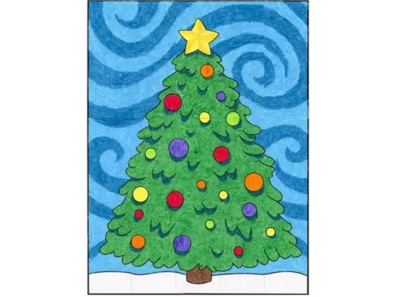 Christmas Tree Painting